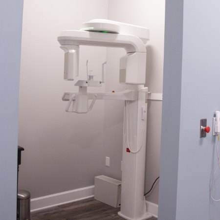 CT scanner in a dental practice